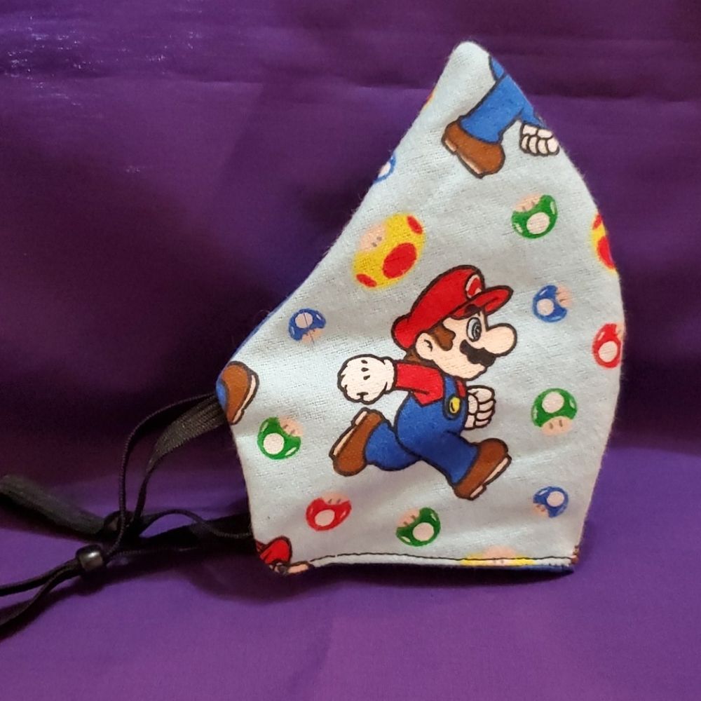Mario bros face mask